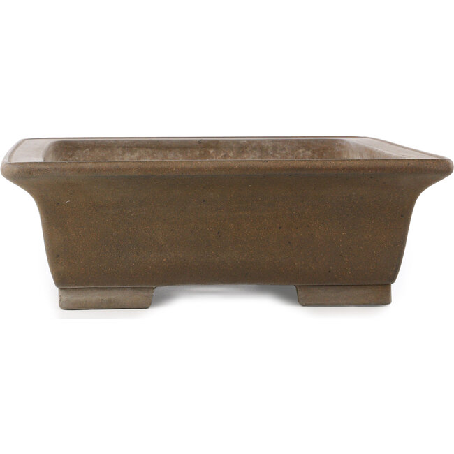 Maceta rectangular sin esmaltar para bonsái de Yamaaki Koshosen (primera generación) - 515 x 400 x 133 mm