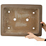 Rectangular unglazed bonsai pot by Yamaaki Koshosen (first generation) - 515 x 400 x 133 mm