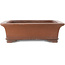 Rectangular unglazed bonsai pot by Gyouzan - 557 x 435 x 127 mm