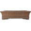 Rectangular unglazed bonsai pot by Syu-zan - 530 x 463 x 145 mm