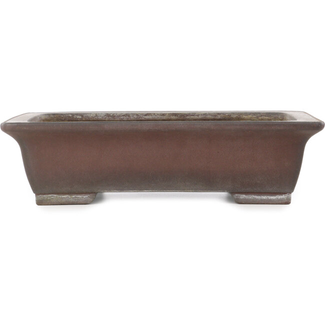 Maceta rectangular sin esmaltar para bonsái de Yamaaki - 467 x 362 x 125 mm
