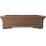 Rectangular unglazed bonsai pot by Syu-zan - 530 x 463 x 145 mm