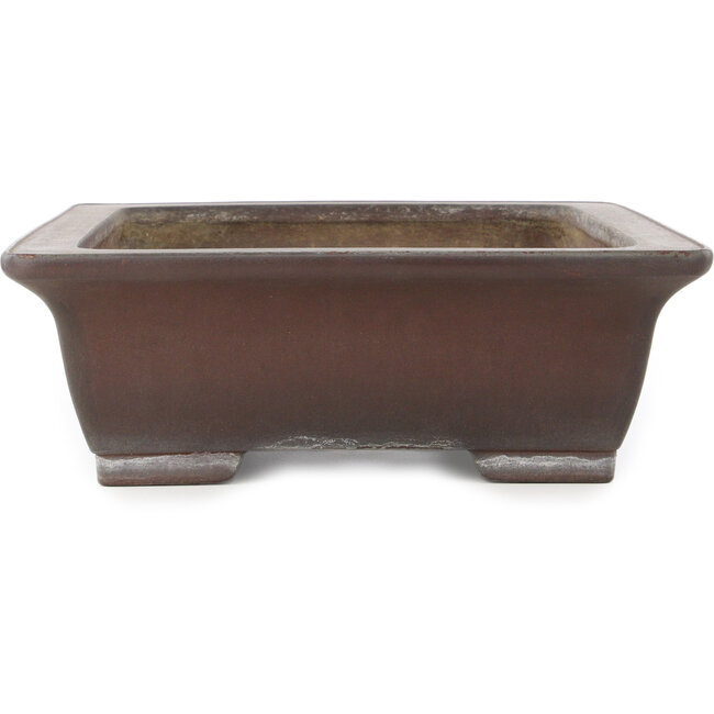 Vaso bonsai rettangolare non smaltato di Yamaaki - 467 x 362 x 125 mm