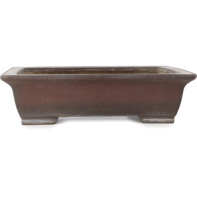 Pot à bonsaï rectangulaire non émaillé de Yamaaki - 467 x 362 x 125 mm