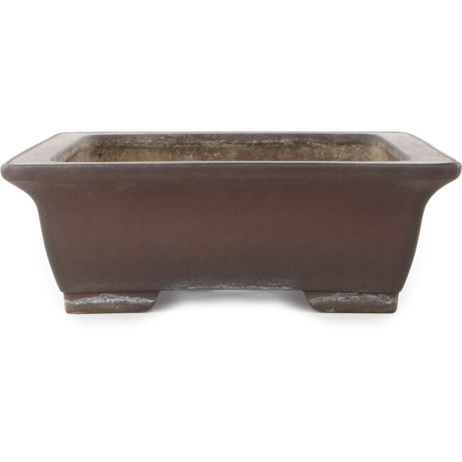 Maceta rectangular sin esmaltar para bonsái de Yamaaki - 467 x 362 x 125 mm