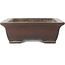 Maceta rectangular sin esmaltar para bonsái de Yamaaki - 467 x 362 x 125 mm
