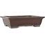 Maceta rectangular sin esmaltar para bonsái de Yamaaki - 467 x 362 x 125 mm