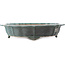 Lotus turquoise bonsai pot van Reiho - 475 x 475 x 100 mm