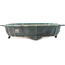 Lotus turquoise bonsai pot van Reiho - 475 x 475 x 100 mm