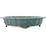 Lotus turquoise bonsai pot van Reiho - 475 x 475 x 100 mm