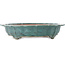 Lotus turquoise bonsai pot van Reiho - 475 x 475 x 100 mm