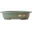 Ovale turquoise bonsai pot van Reiho - 410 x 327 x 95 mm