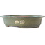 Ovale turquoise bonsai pot van Reiho - 410 x 327 x 95 mm