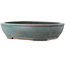 Ovale turquoise bonsai pot van Reiho - 380 x 290 x 88 mm