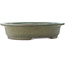 Ovale turquoise bonsai pot van Reiho - 410 x 327 x 95 mm