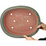 Ovale turquoise bonsai pot van Reiho - 410 x 327 x 95 mm