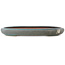 Ovale turquoise bonsai pot van Reiho - 415 x 295 x 48 mm