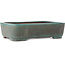 Maceta rectangular turquesa para bonsái de Reiho - 410 x 290 x 110 mm
