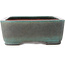 Rectangular turquoise bonsai pot by Reiho - 410 x 290 x 110 mm