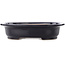 Vaso bonsai ovale blu scuro di Reiho - 410 x 330 x 92 mm