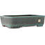 Rectangular turquoise bonsai pot by Reiho - 410 x 290 x 110 mm