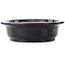 Pot à bonsaï ovale bleu foncé de Reiho - 410 x 330 x 92 mm