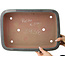 Rechthoekige turquoise bonsai pot van Reiho - 410 x 290 x 110 mm