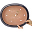 Pot à bonsaï ovale bleu foncé de Reiho - 410 x 330 x 92 mm