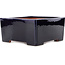 Pot à bonsaï carré bleu foncé de Reiho - 235 x 235 x 115 mm