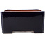 Square dark blue bonsai pot by Reiho - 235 x 235 x 115 mm