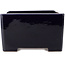 Maceta cuadrada azul oscuro para bonsái de Reiho - 235 x 230 x 135 mm