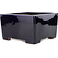 Pot à bonsaï carré bleu foncé de Reiho - 235 x 230 x 135 mm
