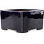 Maceta cuadrada azul oscuro para bonsái de Reiho - 235 x 230 x 135 mm