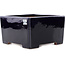 Maceta cuadrada azul oscuro para bonsái de Reiho - 235 x 230 x 135 mm