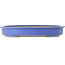 Pot à bonsaï ovale bleu de Reiho - 635 x 447 x 90 mm