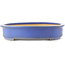 Pot à bonsaï ovale bleu de Reiho - 635 x 447 x 90 mm