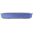 Pot à bonsaï ovale bleu de Reiho - 635 x 447 x 90 mm
