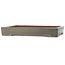 Rectangular teal bonsai pot by Reiho - 473 x 330 x 70 mm