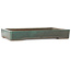 Rectangular teal bonsai pot by Reiho - 473 x 330 x 70 mm