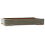 Rectangular teal bonsai pot by Reiho - 473 x 330 x 70 mm