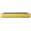 Rectangular yellow bonsai pot by Reiho - 475 x 328 x 65 mm