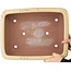 Rectangular beige bonsai pot by Reiho - 410 x 318 x 137 mm