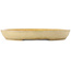 Vaso bonsai ovale beige di Koyou - 550 x 460 x 75 mm