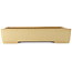Rectangular beige bonsai pot by Reiho - 540 x 395 x 114 mm