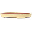 Ovale beige bonsai pot van Reiho - 247 x 177 x 27 mm