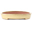 Ovale beige bonsai pot van Reiho - 247 x 177 x 27 mm