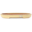 Ovale beige bonsai pot van Reiho - 247 x 177 x 27 mm