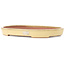 Ovale beige bonsai pot van Reiho - 247 x 177 x 27 mm