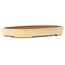 Ovale beige bonsai pot van Reiho - 247 x 177 x 27 mm