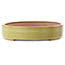 Vaso bonsai ovale marrone di Reiho - 345 x 252 x 52 mm